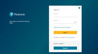 
                            3. Mastering Physics (Login) - Sign In | MasteringPhysics | Pearson