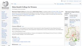 
                            4. Mata Sundri College for Women - Wikipedia