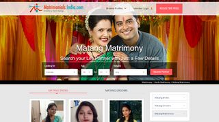 
                            8. Matang Matrimony - MatrimonialsIndia