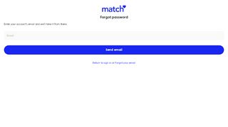 
                            10. Match® | Forgot Password | The Leading Online ... - Match.com
