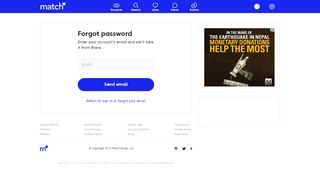 
                            3. Match® | Forgot Password | The Leading Online …