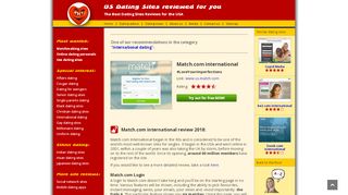 
                            9. Match.com international - reviewed for you