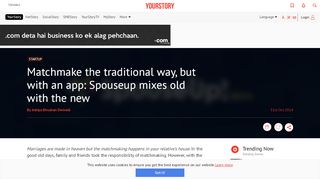 
                            5. Matchmake the traditional way, but with an app: Spouseup ...