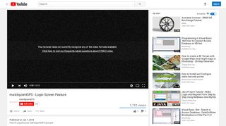 
                            6. matchpointGPS - Login Screen Feature - YouTube