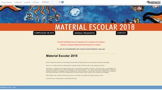 
                            6. Material Escolar 2018