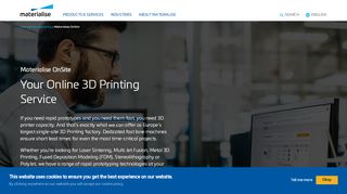 
                            8. Materialise OnSite | Online 3D Printing Quote & …