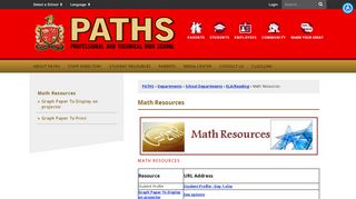 
                            6. Math Resources - PATHS