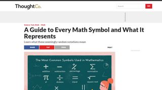 
                            6. Math Symbols and What They Mean - thoughtco.com