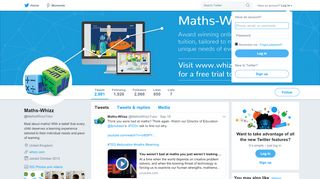 
                            9. Maths-Whizz (@MathsWhizzTutor) | Twitter