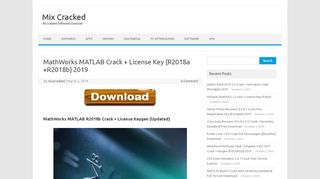 
                            6. MathWorks MATLAB Crack + License Key ... - mixcracked.net