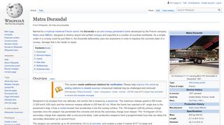
                            3. Matra Durandal - Wikipedia