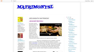 
                            8. MATRIMONYSL: JEEVANSATHI MATRIMONY