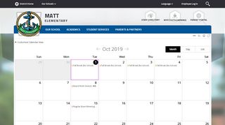 
                            2. Matt Elementary / Calendar - Forsyth County Schools