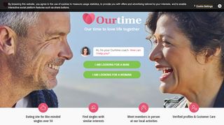
                            3. Mature dating site for singles over 50 - Ourtime