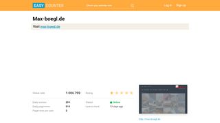
                            9. Max-boegl.de: Home Page - Max Bögl - Easy Counter