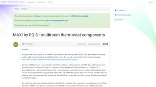 
                            9. MAX! by EQ-3 - multiroom thermostat components — Athom Forum Archive