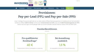 
                            7. Maximale Affiliate Provision | Jetzt bei auxmoney!