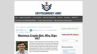 
                            1. Maximus Crypto Bot: Why Sign Up? IMPORTANT INFO!