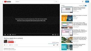
                            6. Maximus digital não é confiavel, - YouTube