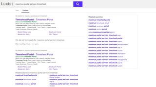 
                            4. maximus portal servion timesheet - Luxist - Content Results