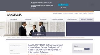 
                            4. MAXIMUS TIENET Software Awarded PowerSchool Partner Badges ...