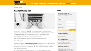 
                            1. MAX.NET » VHV Partner-Portal