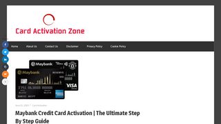 
                            6. Maybank Credit Card Activation | The Ultimate Step By Step ...