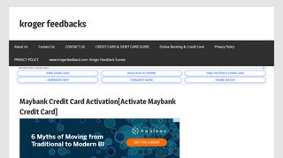 
                            9. Maybank Credit Card Activation[Activate Maybank Credit Card]