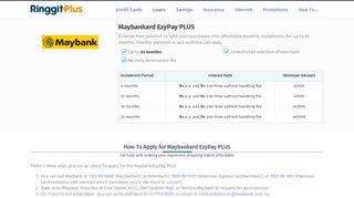 
                            7. Maybankard EzyPay PLUS - RinggitPlus