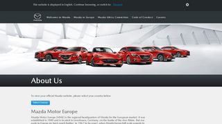 
                            8. Mazda Motor Europe