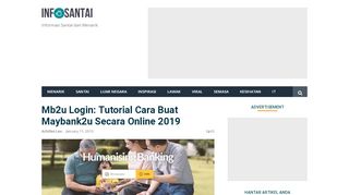 
                            1. Mb2u Login: Tutorial Cara Buat Maybank2u Secara Online ...