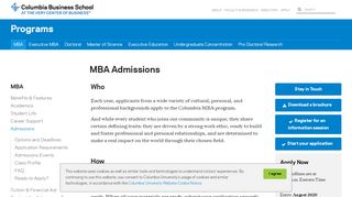 
                            6. MBA Admissions | Programs
