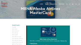 
                            9. MBNA Alaska Airlines MasterCard | Credit Card Info ...