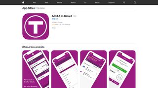 
                            4. MBTA mTicket on the App Store