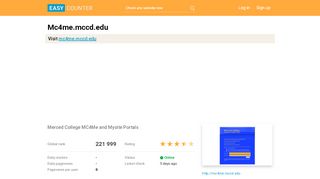 
                            5. Mc4me.mccd.edu: Merced College MC4Me and Mysite Portals