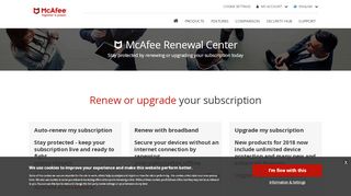 
                            9. McAfee Subscription Renewal | McAfee? Official Store