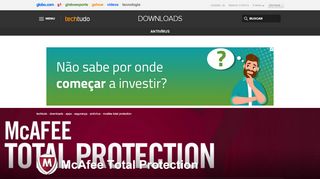 
                            8. McAfee Total Protection | Download | TechTudo