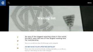 
                            8. MCC membership waiting list - mcc.org.au