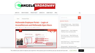 
                            11. McDonalds Employee Portal – Login at AccessMcd.com and ...