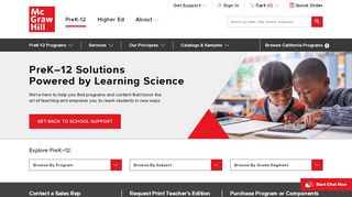 
                            2. McGraw-Hill | PreK-12 | Home