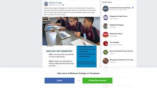 
                            1. McGuire College - Students are eagerly logging on to Xuno... | Facebook