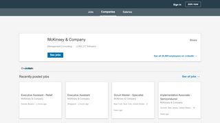 
                            6. McKinsey & Company: Jobs | LinkedIn