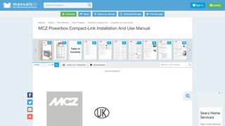 
                            7. MCZ Powerbox Compact-Link Installation And Use Manual