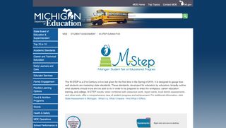 
                            1. MDE - M-STEP Summative - State of Michigan