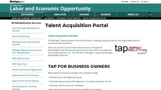
                            2. MDHHS - Talent Acquisition Portal - State of Michigan