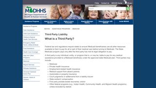 
                            6. MDHHS - Third Party Liability - michigan.gov