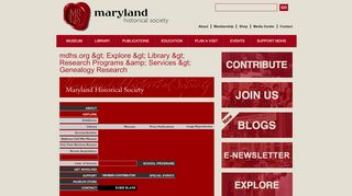 
                            5. mdhs.org > Explore > Library > Research Programs &amp