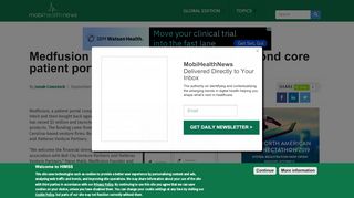 
                            9. Medfusion picks up $3M as it moves beyond core patient portal business
