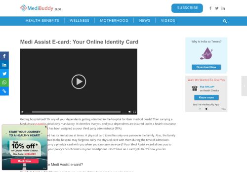 
                            4. Medi Assist E-card - MediBuddy Blog