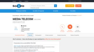 
                            8. MEDIA TELECOM - societe.com